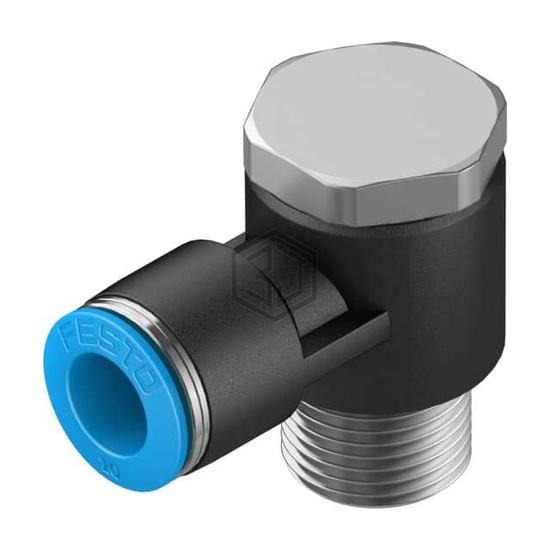 QSLV-3/8-10 - Festo Corporation - Pneumatics, Hydraulics - Fittings, Couplings, and Distributors