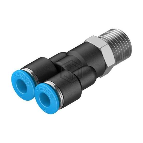 QSY-1/4-6 - Festo Corporation - Pneumatics, Hydraulics - Fittings, Couplings, and Distributors