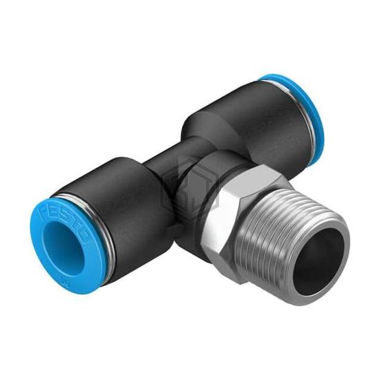 QST-3/8-10 - Festo Corporation - Pneumatics, Hydraulics - Fittings, Couplings, and Distributors