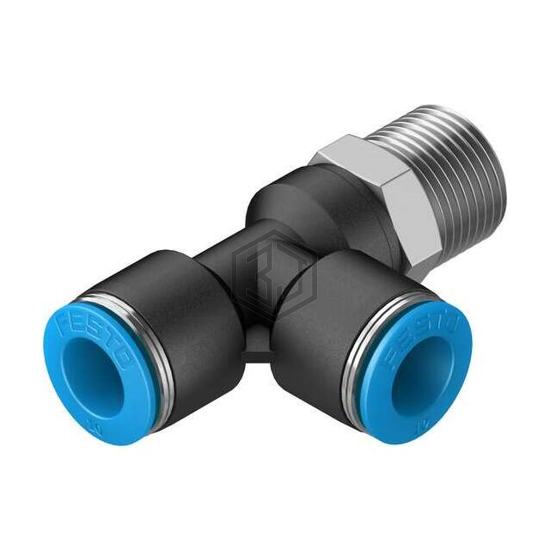 QSTL-3/8-10 - Festo Corporation - Pneumatics, Hydraulics - Fittings, Couplings, and Distributors