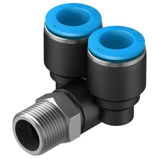 QSYL-3/8-12 - Festo Corporation - Pneumatics, Hydraulics - Fittings, Couplings, and Distributors