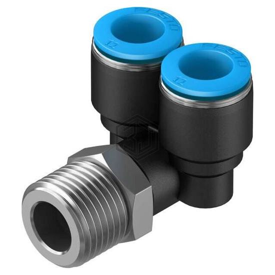 QSYL-1/2-12 - Festo Corporation - Pneumatics, Hydraulics - Fittings, Couplings, and Distributors