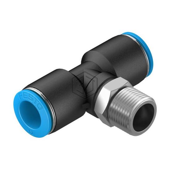 QST-3/8-12 - Festo Corporation - Pneumatics, Hydraulics - Fittings, Couplings, and Distributors