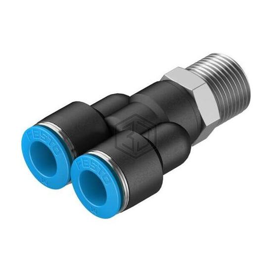 QSY-3/8-10 - Festo Corporation - Pneumatics, Hydraulics - Fittings, Couplings, and Distributors