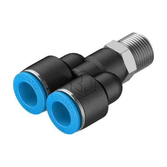 QSY-3/8-12 - Festo Corporation - Pneumatics, Hydraulics - Fittings, Couplings, and Distributors