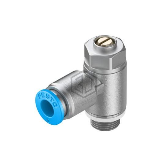 GRLA-1/8-QS-6-D - Festo Corporation - Pneumatics, Hydraulics - Valves and Control