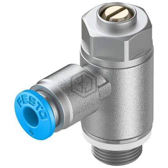 GRLA-1/8-QS-4-D - Festo Corporation - Pneumatics, Hydraulics - Valves and Control