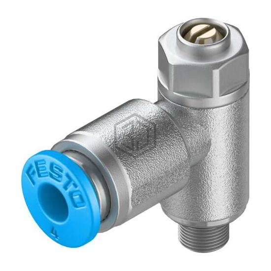 GRLA-M5-QS-4-D - Festo Corporation - Pneumatics, Hydraulics - Valves and Control