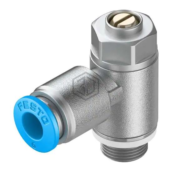 GRLZ-1/8-QS-6-D - Festo Corporation - Pneumatics, Hydraulics - Valves and Control