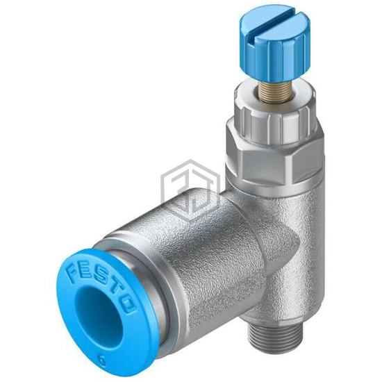 GRLA-M5-QS-6-RS-D - Festo Corporation - Pneumatics, Hydraulics - Valves and Control