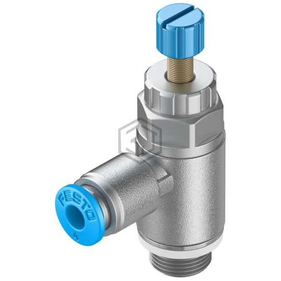 GRLA-1/8-QS-4-RS-D - Festo Corporation - Pneumatics, Hydraulics - Valves and Control