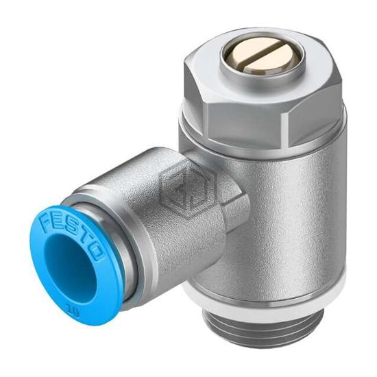 GRLA-3/8-QS-10-D - Festo Corporation - Pneumatics, Hydraulics - Valves and Control