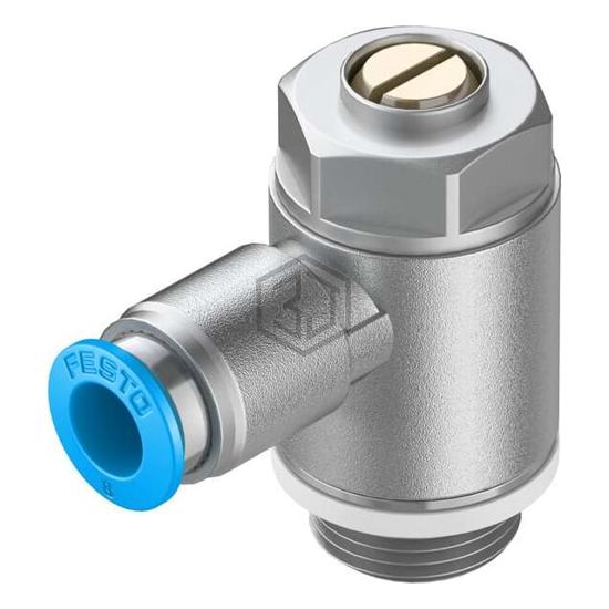 GRLA-3/8-QS-8-D - Festo Corporation - Pneumatics, Hydraulics - Valves and Control