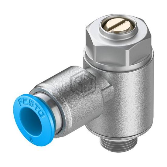 GRLA-1/8-QS-8-MF-D - Festo Corporation - Pneumatics, Hydraulics - Valves and Control
