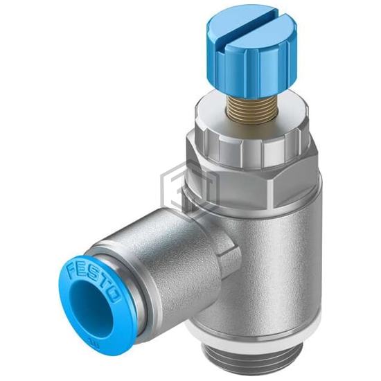 GRLA-3/8-QS-10-RS-D - Festo Corporation - Pneumatics, Hydraulics - Valves and Control