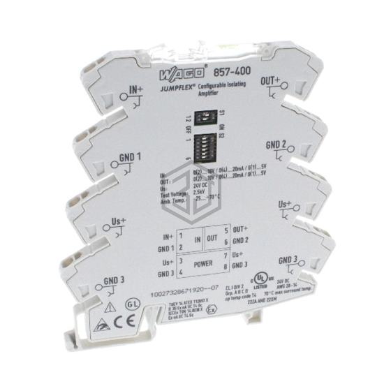 857-400 - WAGO Corporation - Signal Conditioners and Isolators