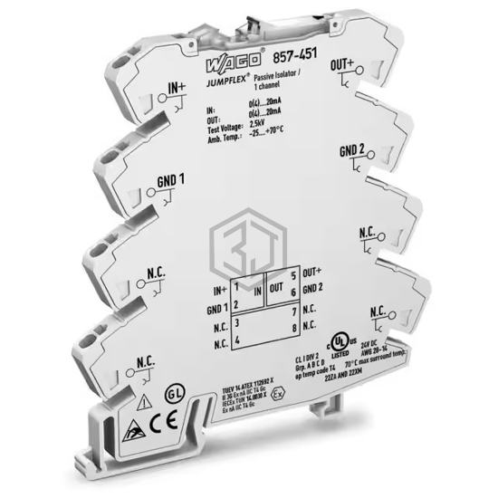 857-451 - WAGO Corporation - Signal Conditioners and Isolators