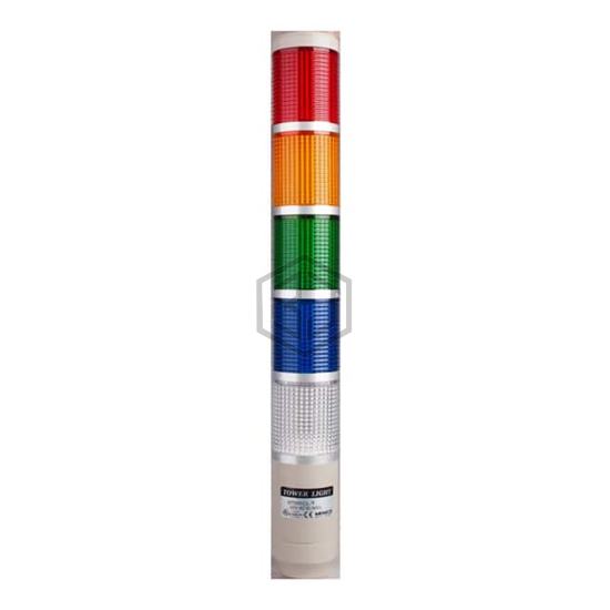 MT5B5CL-RYGBC - Menics - Stackable Tower Lighting, Beacons, and Components