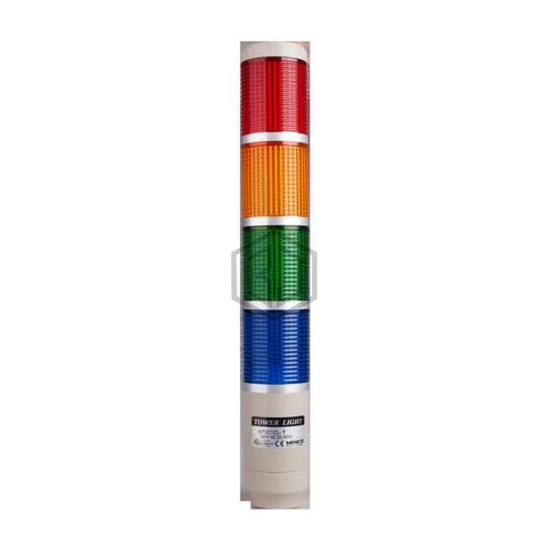 MT5C4AL-RYGB - Menics - Stackable Tower Lighting, Beacons, and Components