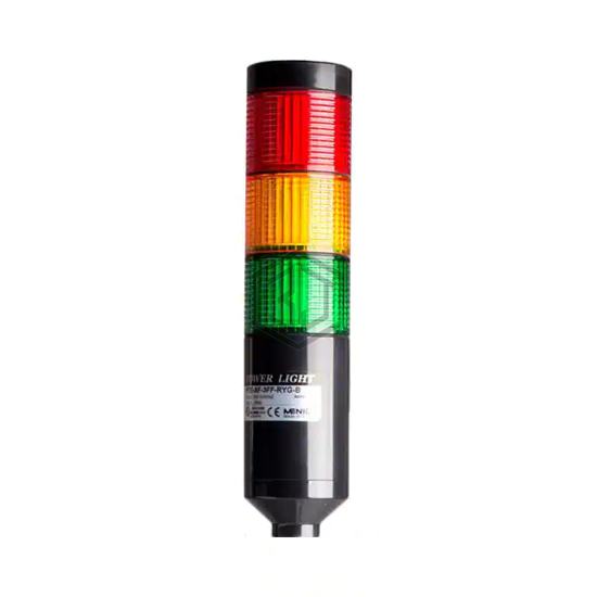 PTE-TF-3FF-RYG-B - Menics - Stackable Tower Lighting, Beacons, and Components