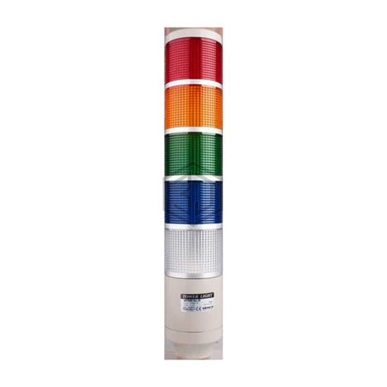 MT8B5AL-RYGBC - Menics - Stackable Tower Lighting, Beacons, and Components