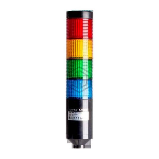 PTE-TF-402-RYGB-B - Menics - Stackable Tower Lighting, Beacons, and Components