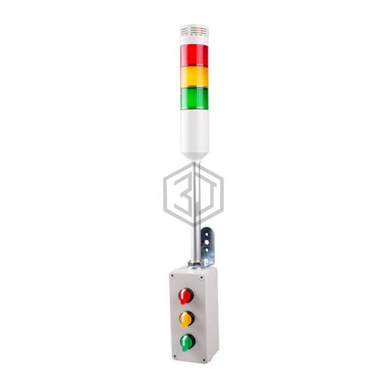 ATES-RYG-B - Menics - Stackable Tower Lighting, Beacons, and Components