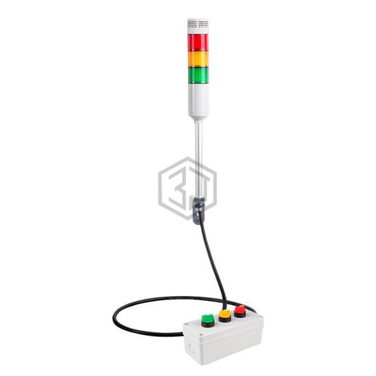 ATESR-10-RYG-B - Menics - Stackable Tower Lighting, Beacons, and Components