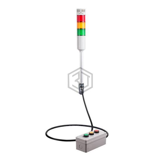 ATEPR-10-RYG-Z - Menics - Stackable Tower Lighting, Beacons, and Components