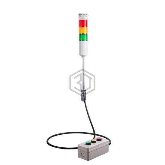 ATEPR-15-RYG-Z - Menics - Stackable Tower Lighting, Beacons, and Components