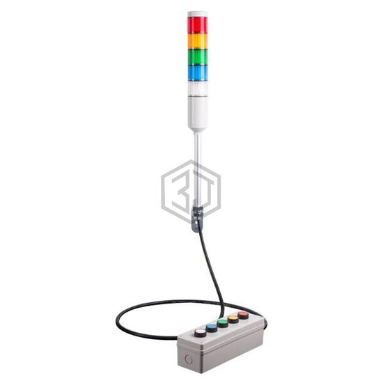 ATEPR-10-RYGBC - Menics - Stackable Tower Lighting, Beacons, and Components