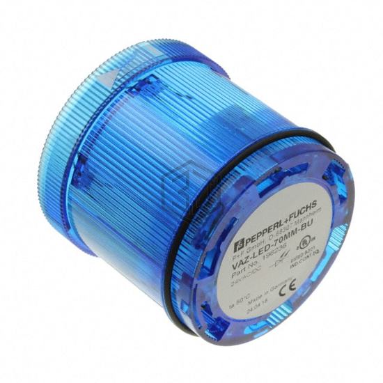 VAZ-LED-70MM-BU - Pepperl+Fuchs, Inc. - Stackable Tower Lighting, Beacons, and Components