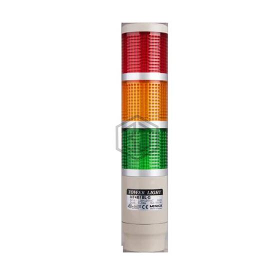 MT4B3CL-RYG - Menics - Stackable Tower Lighting, Beacons, and Components