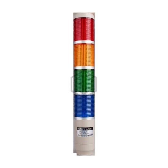 MT5B4AL-RYGB - Menics - Stackable Tower Lighting, Beacons, and Components