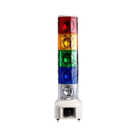 MSGS-510-RYGBC - Menics - Stackable Tower Lighting, Beacons, and Components