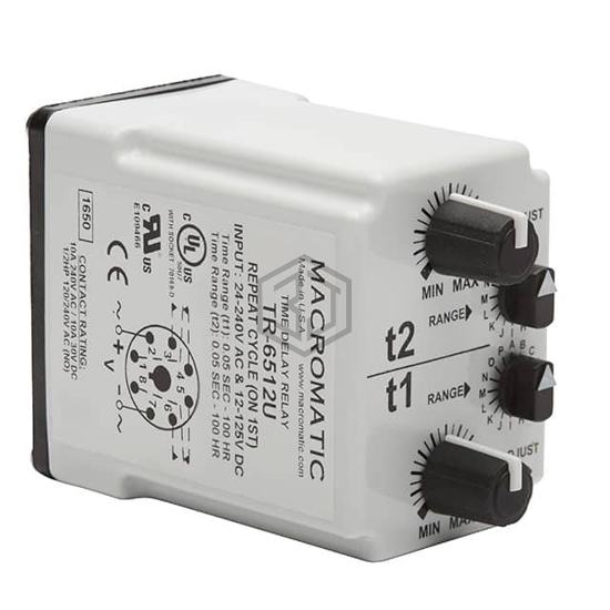 TR-6512U - Macromatic Industrial Controls - Time Delay Relays