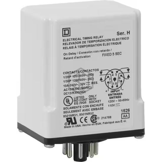 9050JCK1F180V14 - Schneider Electric - Time Delay Relays