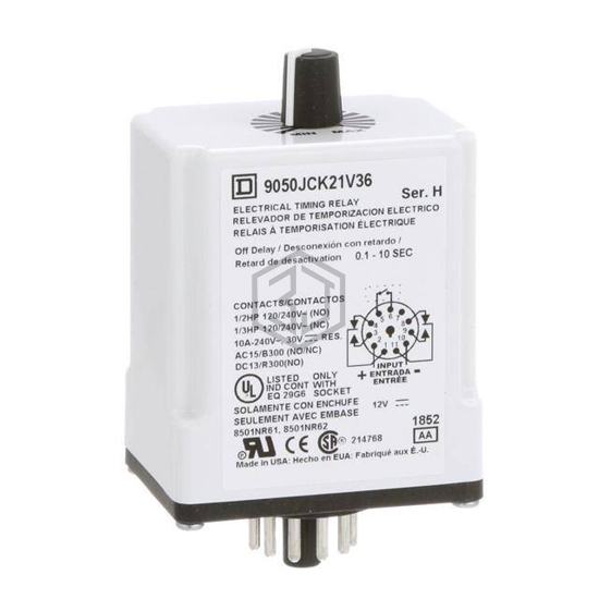 9050JCK21V36 - Schneider Electric - Time Delay Relays