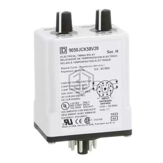 9050JCK58V20 - Schneider Electric - Time Delay Relays