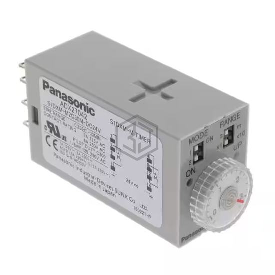 S1DXM-M2C30M-DC24V - Panasonic Industrial Automation Sales - Time Delay Relays