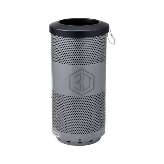 641313GY - Global Industrial - Outdoor Products - Cans, Trash Cans and Covers
