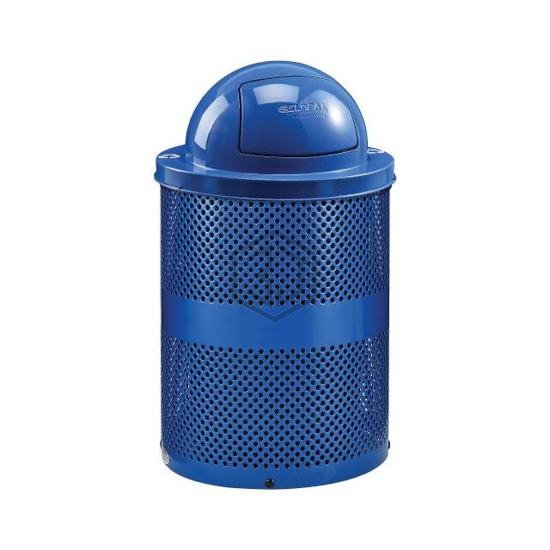 261963BL - Global Industrial - Outdoor Products - Cans, Trash Cans and Covers
