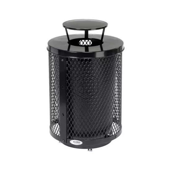 261926BKD - Global Industrial - Outdoor Products - Cans, Trash Cans and Covers