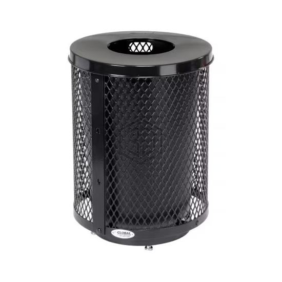 261924BKD - Global Industrial - Outdoor Products - Cans, Trash Cans and Covers
