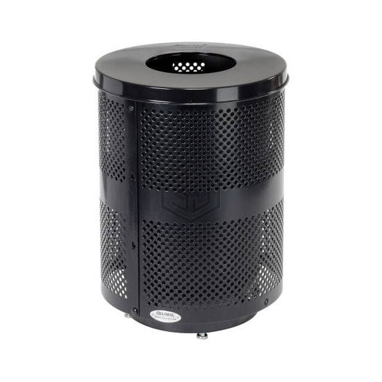 261925BKD - Global Industrial - Outdoor Products - Cans, Trash Cans and Covers