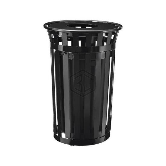 261940BK - Global Industrial - Outdoor Products - Cans, Trash Cans and Covers