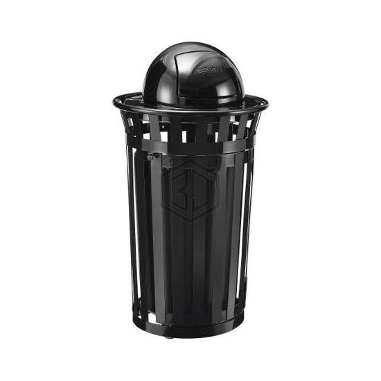 261945BK - Global Industrial - Outdoor Products - Cans, Trash Cans and Covers