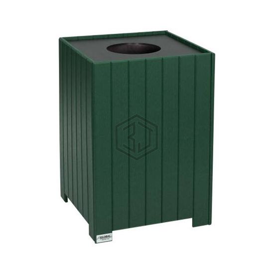 641322GN - Global Industrial - Outdoor Products - Cans, Trash Cans and Covers