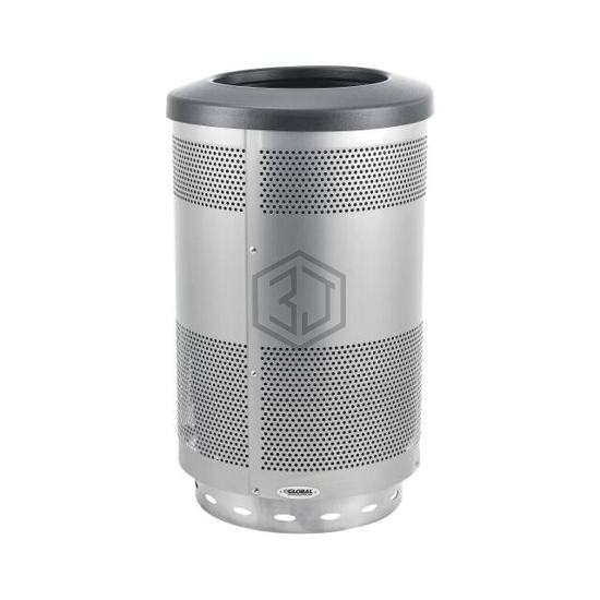 641314SS - Global Industrial - Outdoor Products - Cans, Trash Cans and Covers