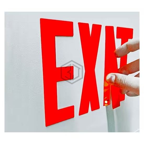EXR-R-EM-SD - Concealite Life Safety Products - Safety - Exit Signs and Emergency Lights